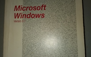 Microsoft Windows Versio 3.1 Käyttöopas kirja