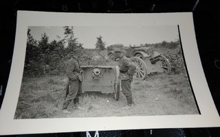 Natsi Saksa Sotilaat Tykit Sotilas Ajoneuvo PK150/12