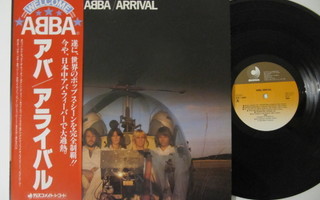 ABBA Arrival LP Japanilainen Released: Jun 5, 1977 OBI