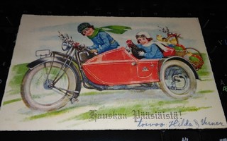 Sivuvaunu Moottoripyörä ja Lapset 1934 PK300