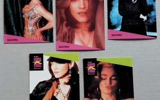 Madonna : 5 keräilykortin setti v.1991