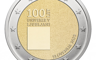 ** SLOVENIA 2€ 2019 Ljubljana pillerissä **