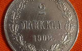 2markkaa vuodelta 1908, Hopeaa (.868)