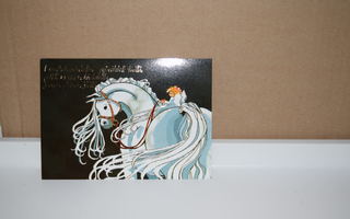 postikortti hevonen
