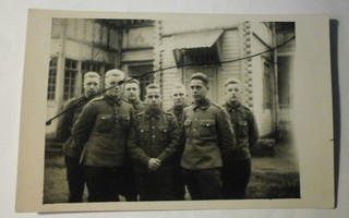 Suomalaiset sotilaat, Rajajoki 27.10.1929, mv valokuva / pk