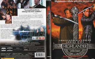 Highlander-Pelin Loppu	(59 245)	k	-FI-	DVD	suomik.		christop
