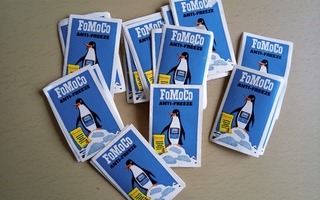 FoMoCo ANTI-FREEZE Ford - etiketit