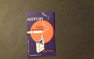 TT-etiketti Astor / Rettig