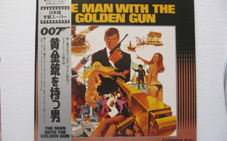007 Man With The Golden Gun LASERDISC Japani OBI James Bond
