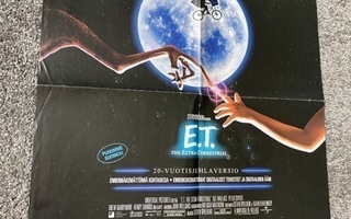 E.T Extra Terrestinal juliste ja tarra