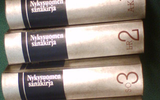 NYKYSUOMEN SANAKIRJA 1-5 ( 1982-1984 ) Sis.pk:t