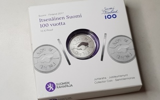 10 € ITSENÄINEN SUOMI 100 VUOTTA , 2017 PROOF