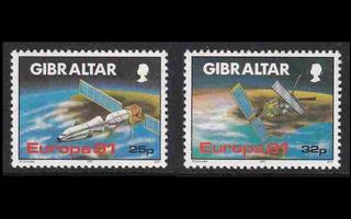 Gibraltar 613-4 ** Europa avaruus (1991)