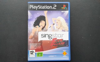 PS2: SingStar Rock Ballads peli (2007)