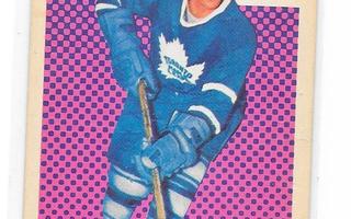 1962-63 Parkhurst #2 Rick Duff Toronto Maple Leafs