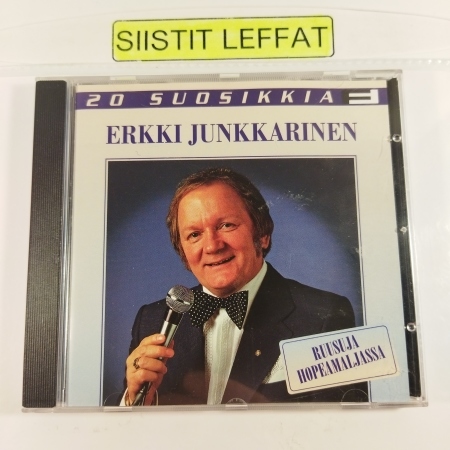 CD) Erkki Junkkarinen - 20 Suosikkia - Ruusuja Hopeamaljassa 