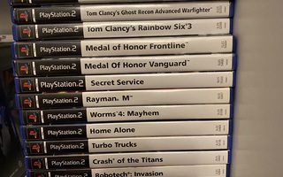 35 Playstation peliä, sekä 2 ja 3