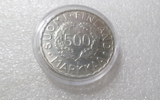 500 mk 1952   hopeaaa virheetön    toimitus  pillerissä