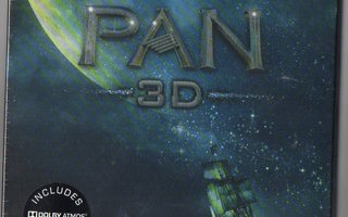 Pan	(45 326)	UUSI	-FI-	BLU-RAY	Steelbox,	(3)	3D / 2D