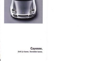 Porsche Cayenne -esite 2000-luvun puolivälistä