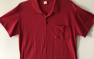 Miesten Pikee - paita punainen koko S