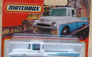 Dodge Sweptside Pick-Up White-Babyblue 1957 Matchbox 1:64