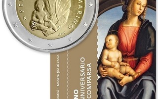 ** SAN MARINO 2€ 2023 Perugino kansiossa **