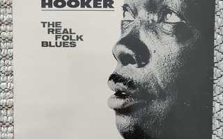 JOHN LEE HOOKER - "THE REAL FOLK BLUES" LP FIN -86