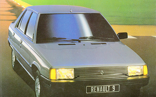 Renault 9 - vuoden auto 1982 - esite