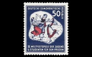 DDR 292 ** Nuoriso- ja opiskelijafestivaalit 50 Pf (1951)