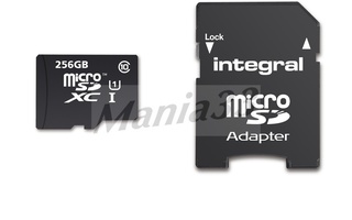 Puhelimen ja tabletin microSDXC 256GB Muistikort