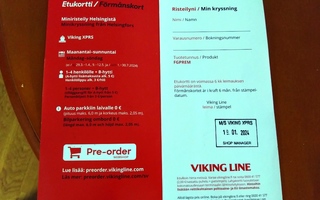 Viking Line etukortti