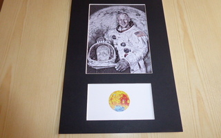Apollo 11 kuu avaruus taidekuva paspiksen koko A4
