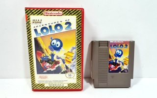 NES - Adventures of Lolo 2 Yapon vuokrapeli (SCN)