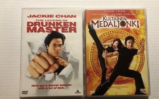 Jackie Chan 2kpl DVD-levyä samalla
