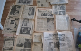 Lehtileikettä vuosilta 1956-1989