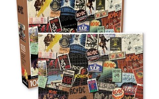 AC/DC ALBUMS 1000 JIGSAW	(31 071)	palapeli, 51cm x 71cm