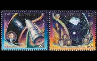 Latvia 757-8 ** Europa astronomia (2009)