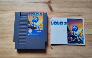 NES: Adventures of Lolo 2 + Ohjekirja