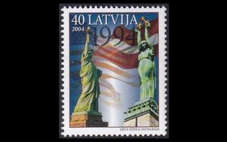 Latvia 617 ** Clintonin vierailusta 10v (2004)