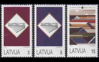 Latvia 357-9 ** Laulu- ja tanssijuhlat (1993)