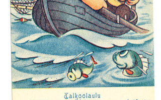 A LINDEBERG - "Talkoolaulu" - sarjan vanha kortti