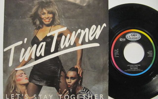 Tina Turner Let's Stay Together 7" sinkku