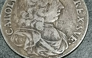 HOPEAKOLIKKO, Kaarle XI, 2 markkaa, 1694