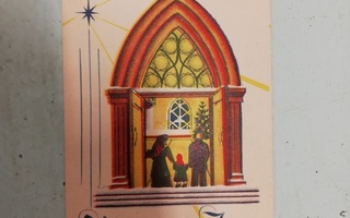 Vanha postikortti ( joulukirkkoon )