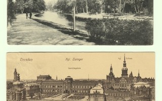 Vanhoja postikortteja: Saksan paikkakuntia