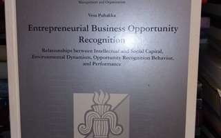 PUHAKKA : Entrepreneurial Business Opportunity Recognition