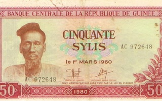 Guinea 50 sylis 1980