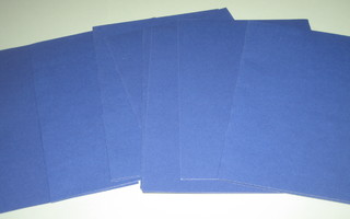 Sinisiä korttipohjia