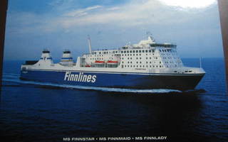 Laiva postikortti Finnstar Finnlines leimalla